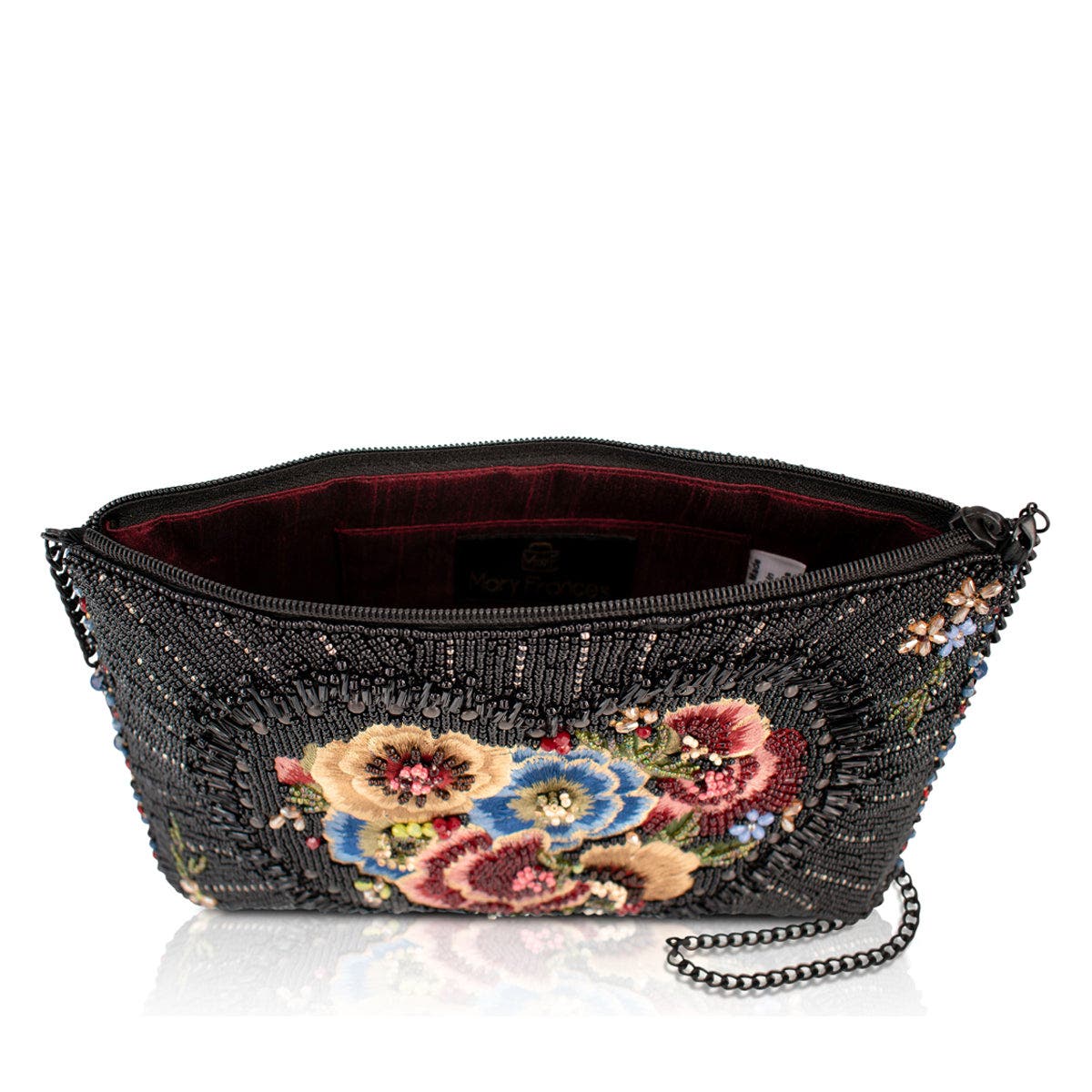 Mary Frances Accessories Blossom Heart Crossbody Handbag, Alternate, color, Multi