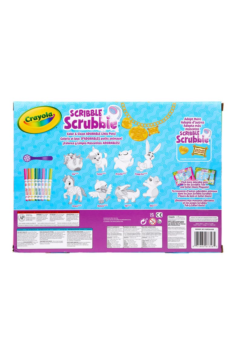 Crayola Scribble Scribble Scrubbie Pets, Alternate, color, MULTI