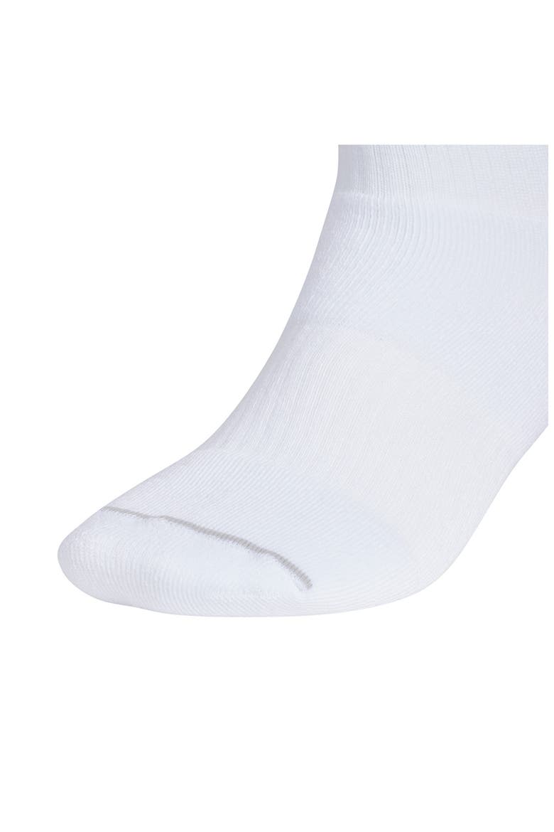 3-Pack AEROREADY 3.0 Cushioned Sport Quarter Socks, Alternate, color, WHITE/ BLACK
