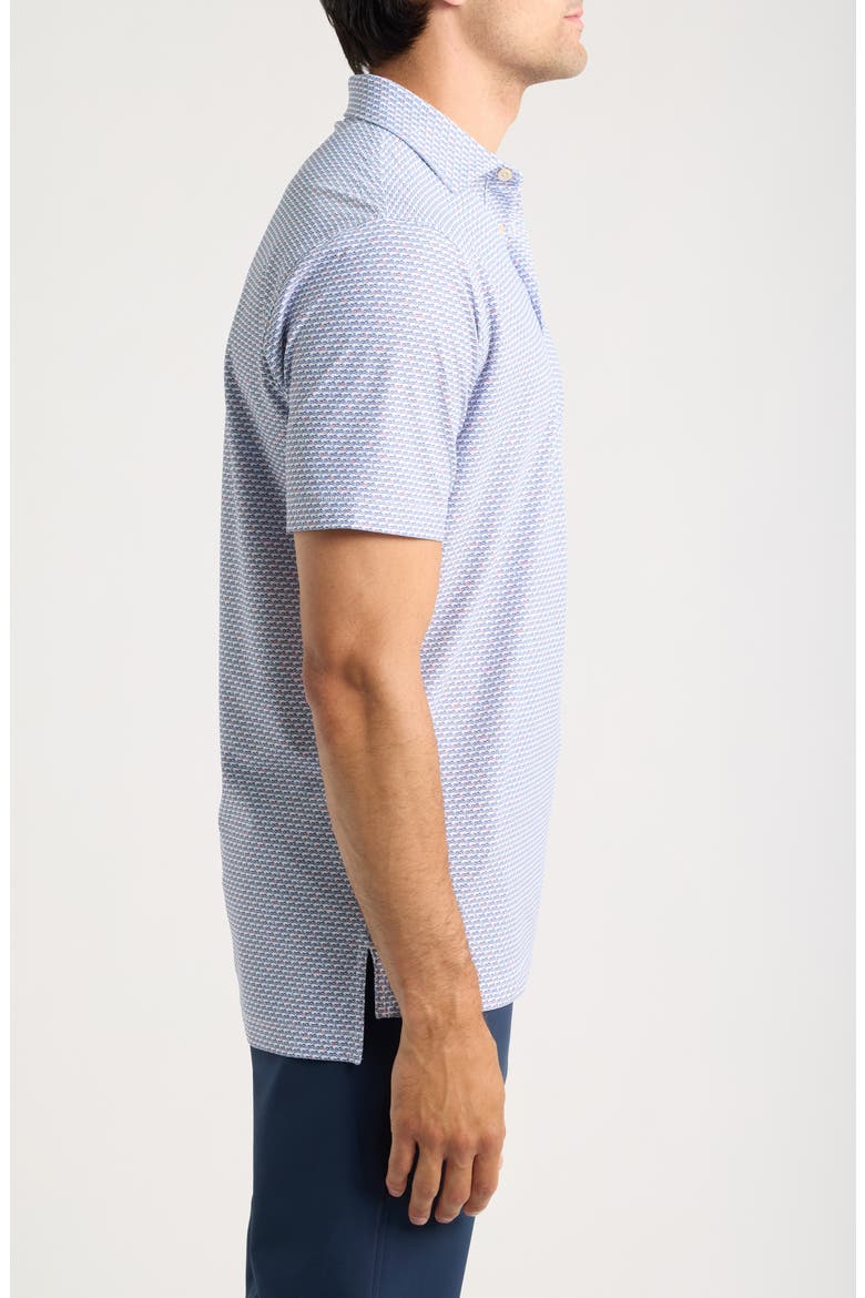 Motorcycle Performance Mesh Golf Polo, Alternate, color, WHITE