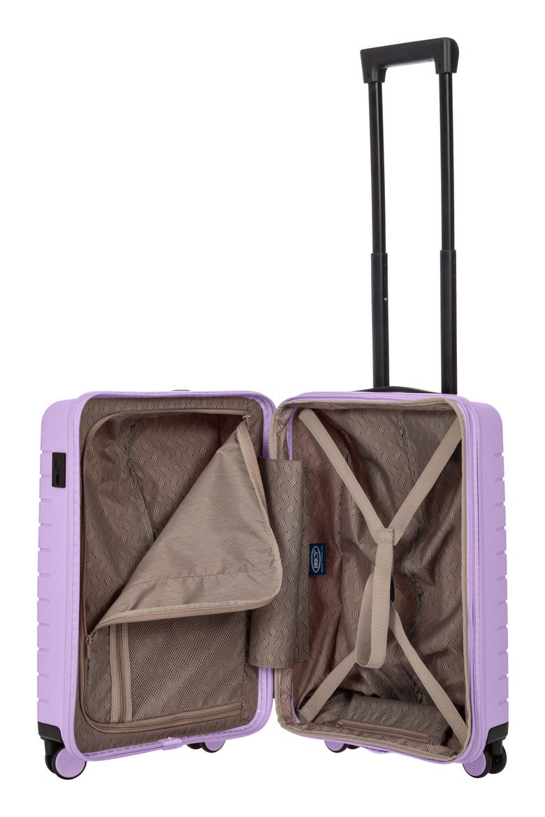 B|Y Ulisse 21-Inch Expandable Spinner Carry-On Suitcase, Alternate, color, LILAC
