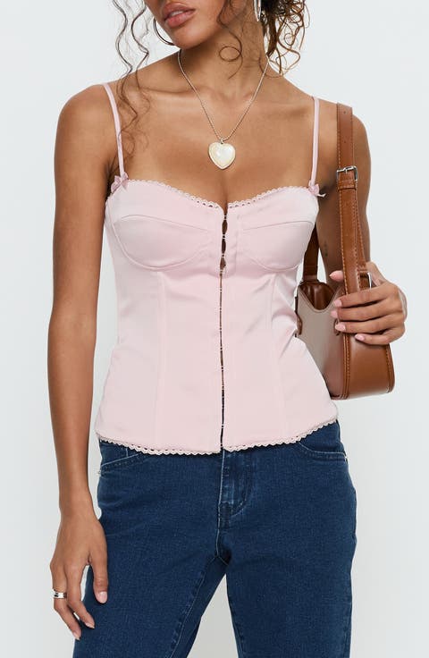 Maralyne Satin Corset Camisole