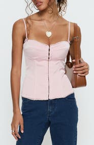 Princess Polly Maralyne Satin Corset Camisole