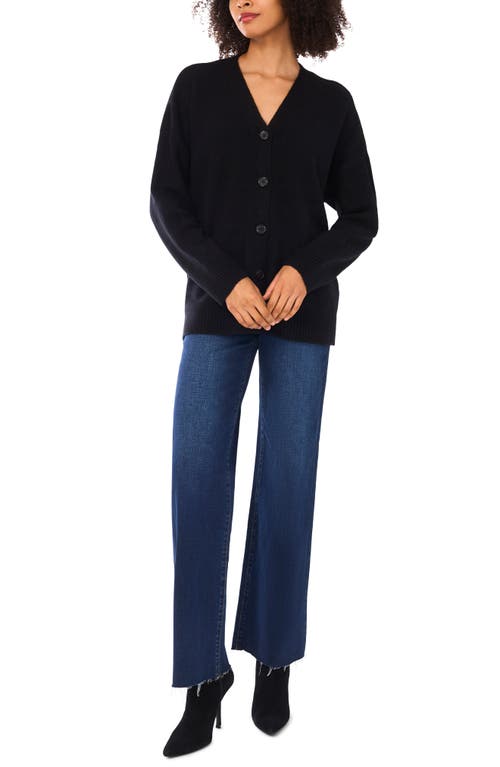 Halogen ® Cozy V-neck Cardigan In Black