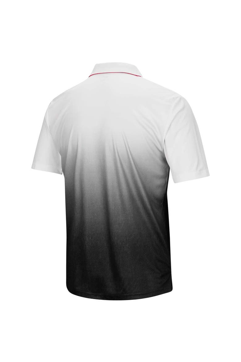 Men's Colosseum Heathered Gray Nebraska Huskers Magic Team Logo Polo, Alternate, color, Heather Gray