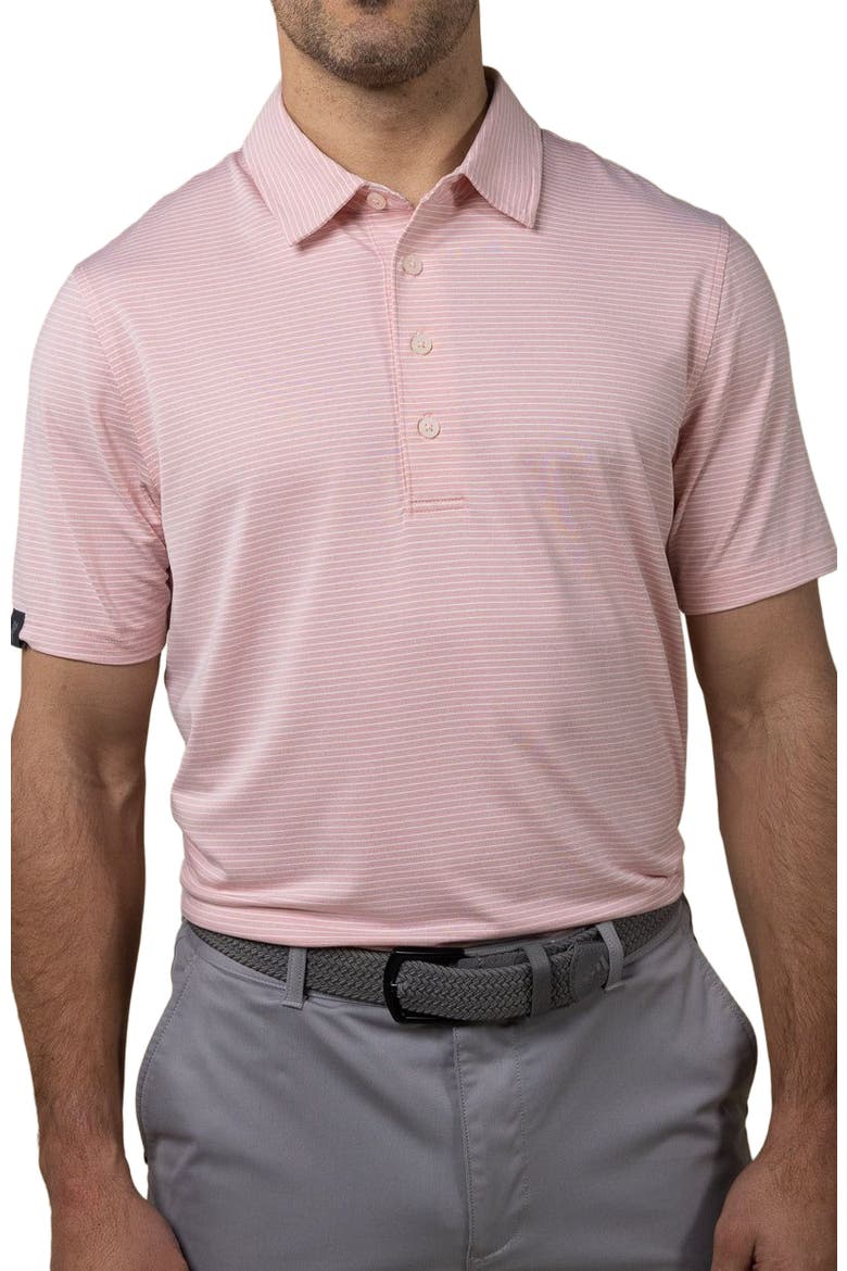 Sand Stripe Polo, Main, color, Blush