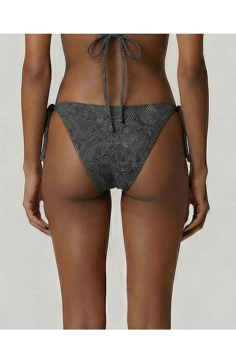 Lords of Harlech Crochet Paisley Womens Bikini Bottom, Alternate, color, Crochet Paisley Caviar