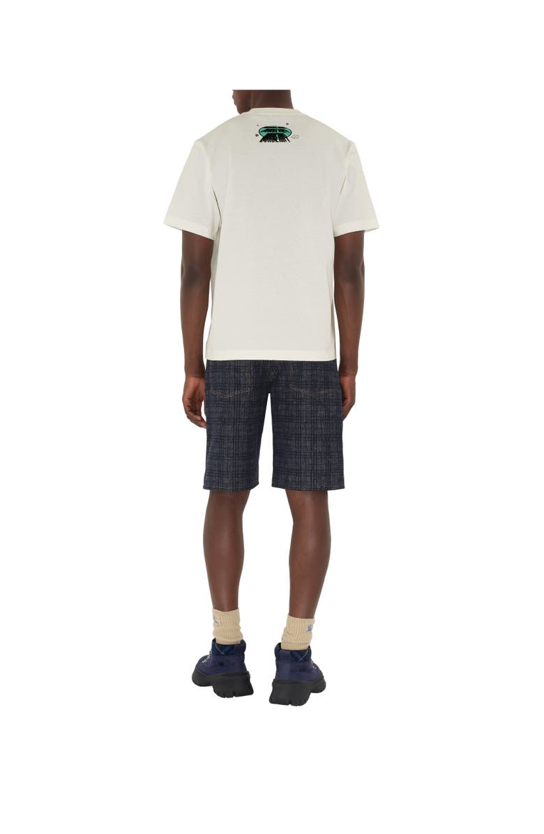 Burberry Car Cotton T-shirt, Alternate, color, Chalk White