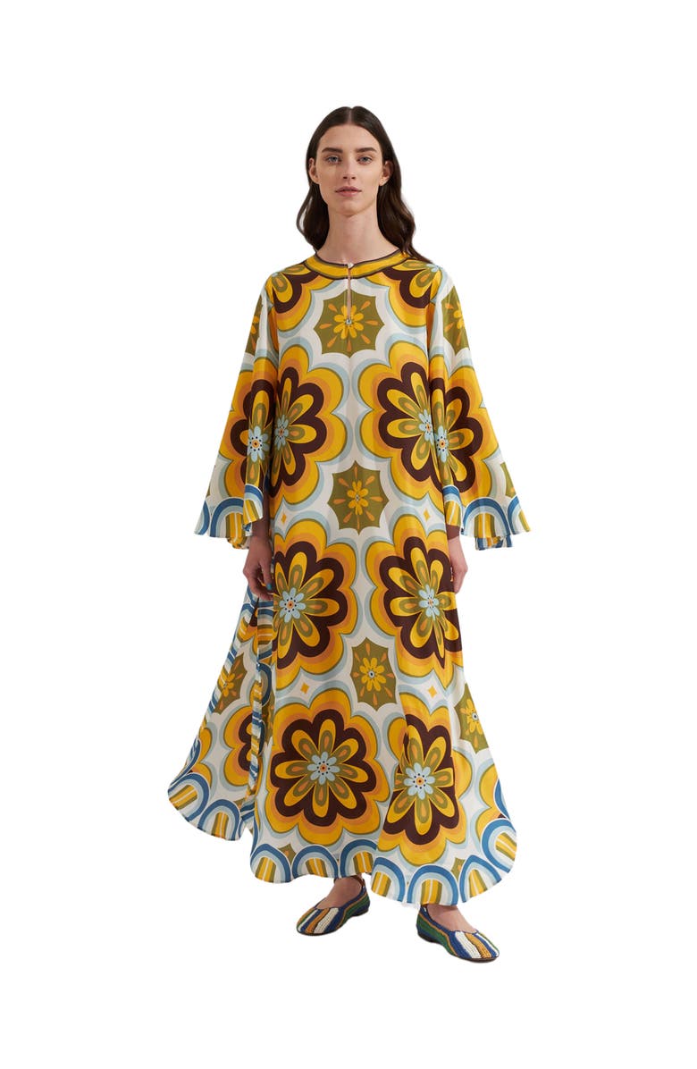 La DoubleJ Flying Kaftan Ciccio Placée Dark Mustard, Main, color, Ciccio Placée Dark Mustard