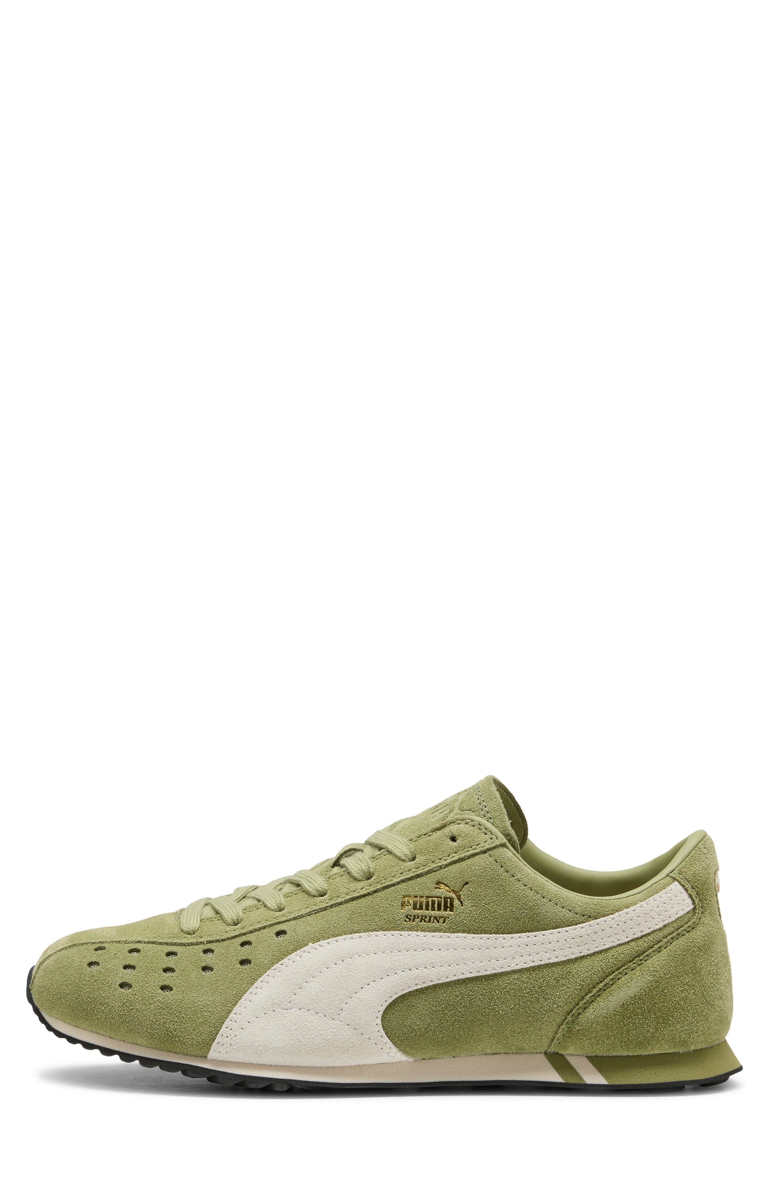 Sprint Suede Sneaker, Alternate, color, CALMING GREEN/ WARM WHITE