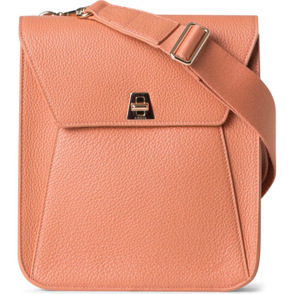 AKRIS AKRIS SMALL ANOUK LEATHER CROSSBODY BAG
