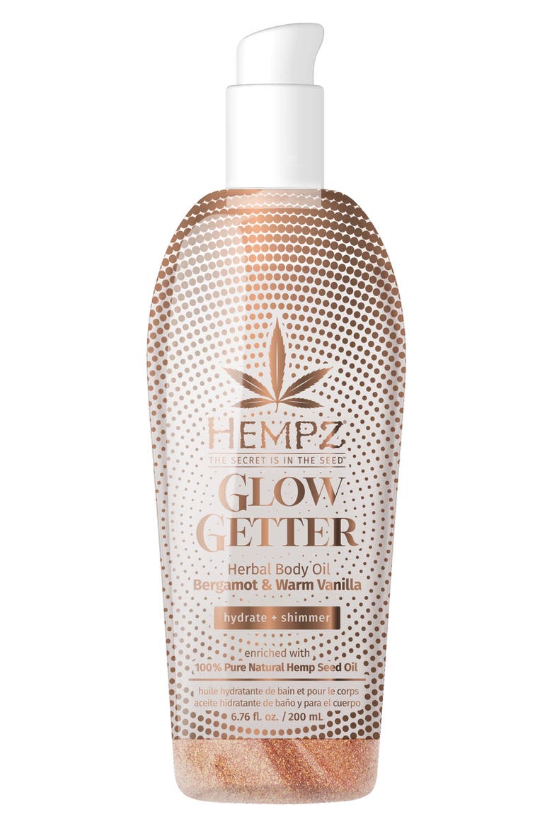 Glow Getter Herbal Body Oil, Main, color, NO COLOR