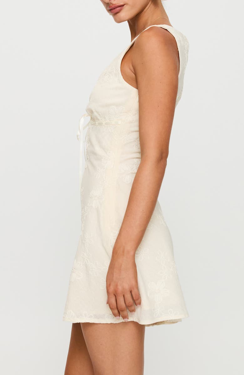 Princess Polly Feeling Alive Embroidered Minidress, Alternate, color, White