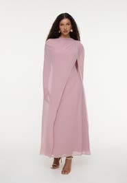 MARYISA Modest Chiffon Dress Maxi