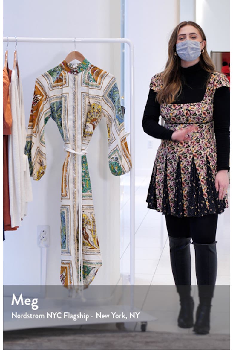 Delphine Long Sleeve Linen Shirtdress video