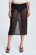 Kenneth Cole Mesh Midi Skirt