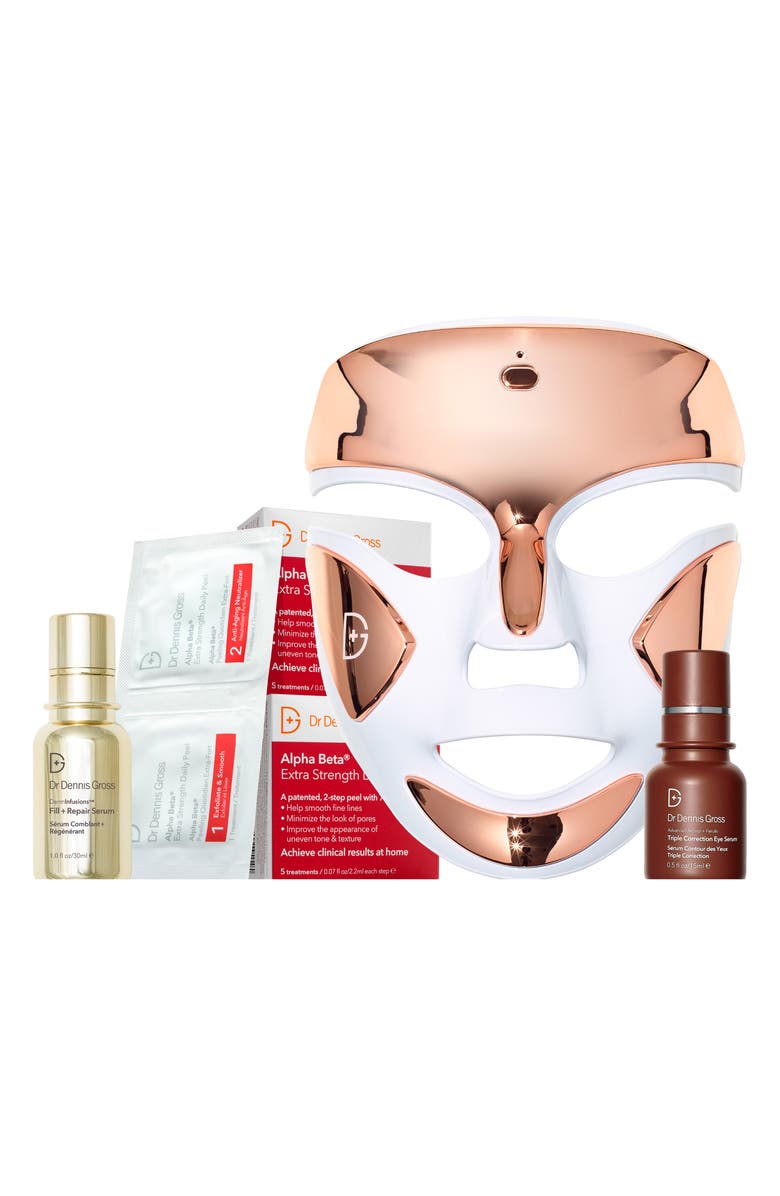 Dr. Dennis Gross Skincare DRx SpectraLite<sup>™</sup> FaceWare Pro LED Light Therapy Device & Skin Care Set $641 Value, Main, color,
