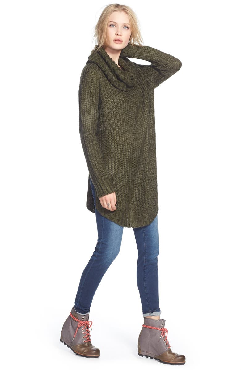 Dreamers by Debut Cowl Neck Sweater, Alternate, color,