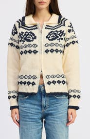 JACQUIE THE LABEL Remi Fair Isle Cardigan