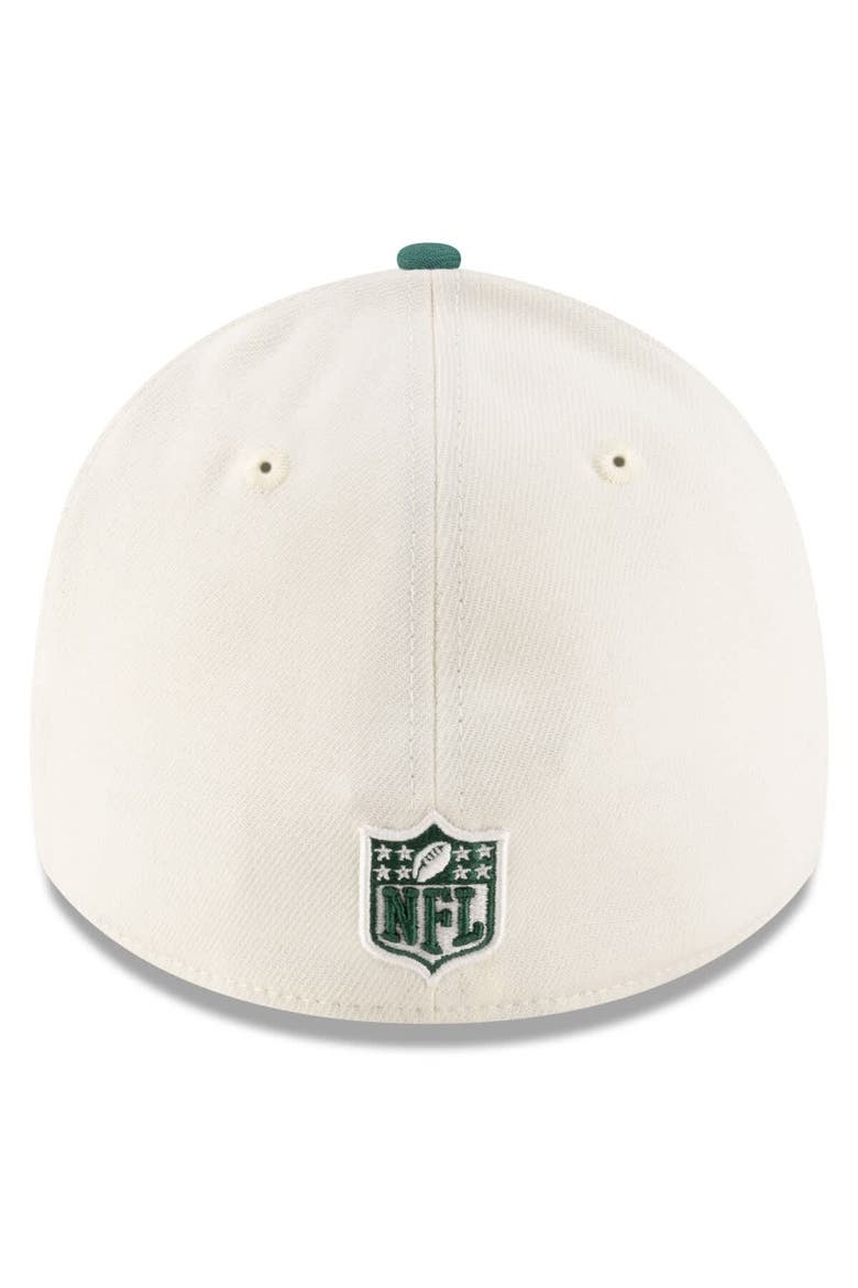 Men's New Era  Cream/Green New York Jets 2025 NFL Draft 39THIRTY Flex Hat, Alternate, color, Cream