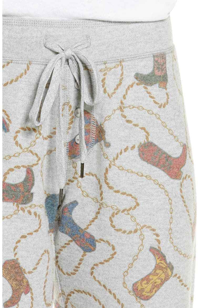 Western Jam Pajama Pants, Alternate, color, HEATHER GREY