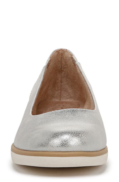 Soul Naturalizer Idea Ballet Wedge Slip-on Flat In Silver