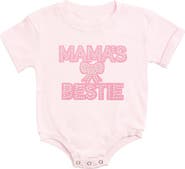 Sweet Wink Mama's Bestie Pearl Patch Short Sleeve Romper