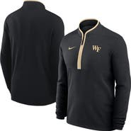 Nike Men's Nike Black Wake Forest Demon Deacons Basketball Victory Dri-FIT Half-Zip Pullover