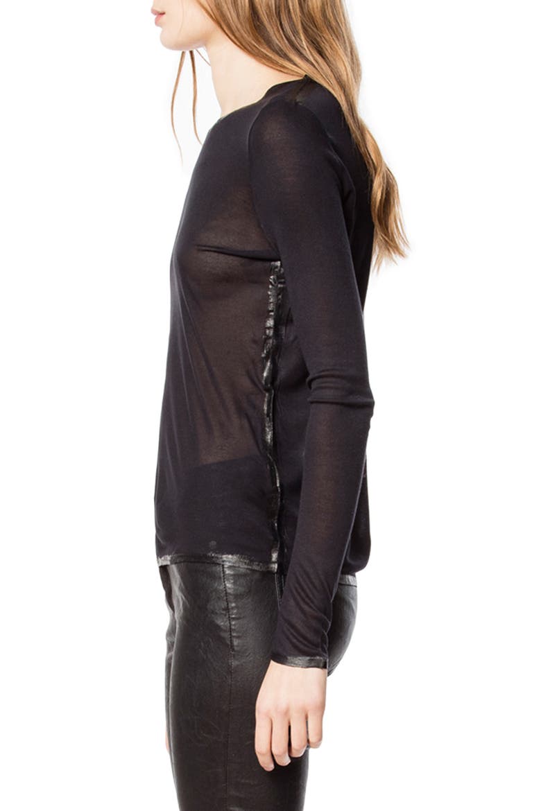 Willy Foil Tee, Alternate, color, BLACK