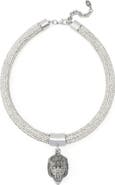 Kurt Geiger London Pavé Collar Pendant Necklace