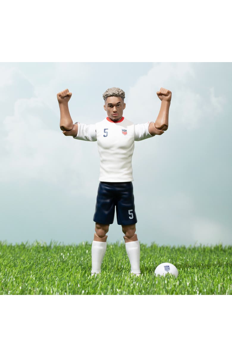 Banbo Toys SOCKERS USMNT Antonee Robinson 8" Collectible Soccer Action Figure, Alternate, color, White