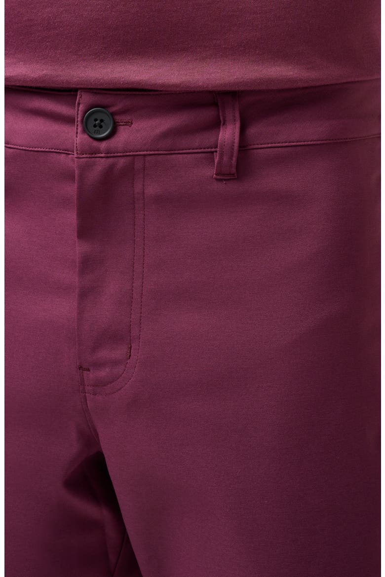 Sport Mode Twill Shorts, Alternate, color, MAUVE WINE