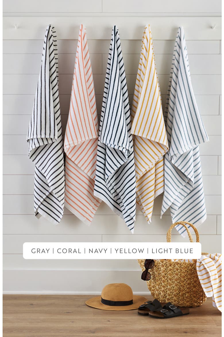 2-Pack Cabana Beach Towels, Alternate, color, STRIPES CORAL