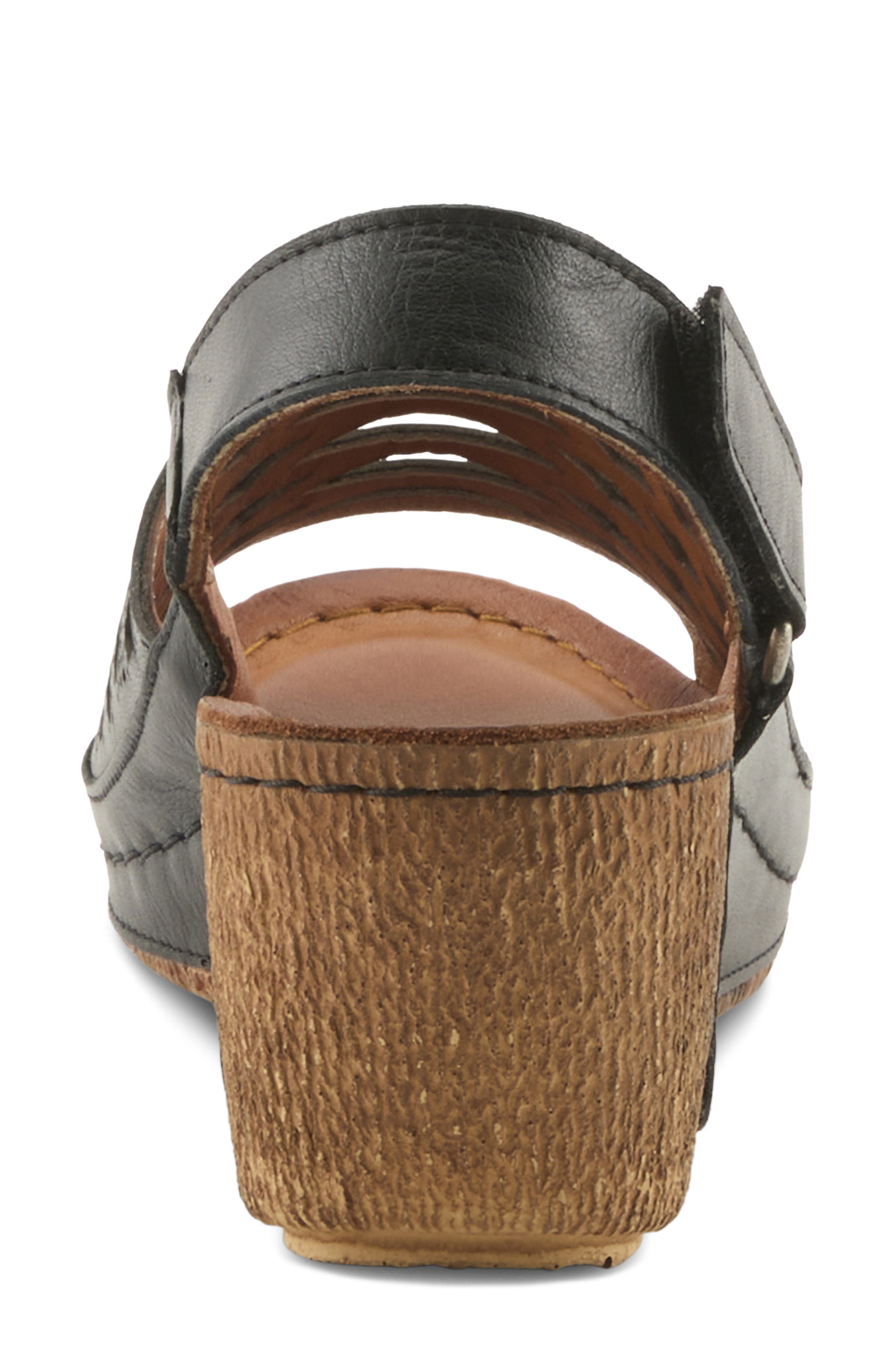 Spring Step Denair Sandal, Alternate, color, Black