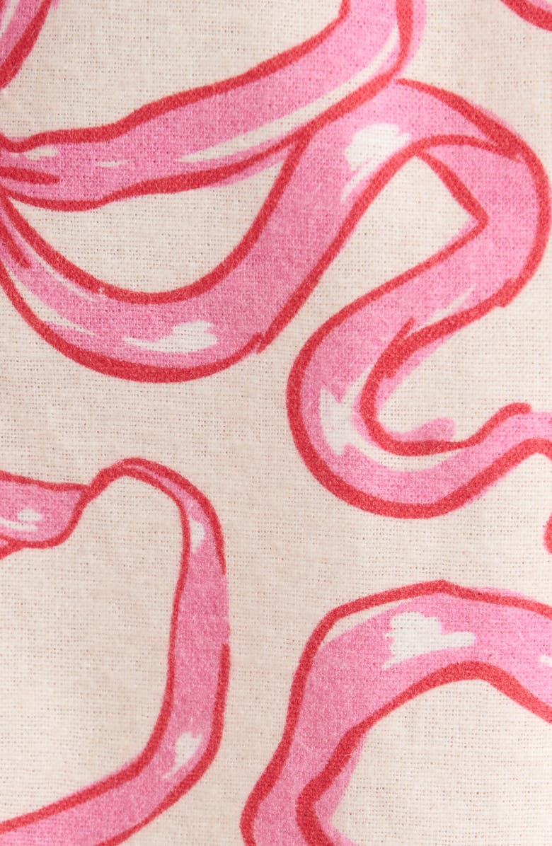 KILO BRAVA Print Cotton Short Pajamas, Alternate, color, Dancing Bows