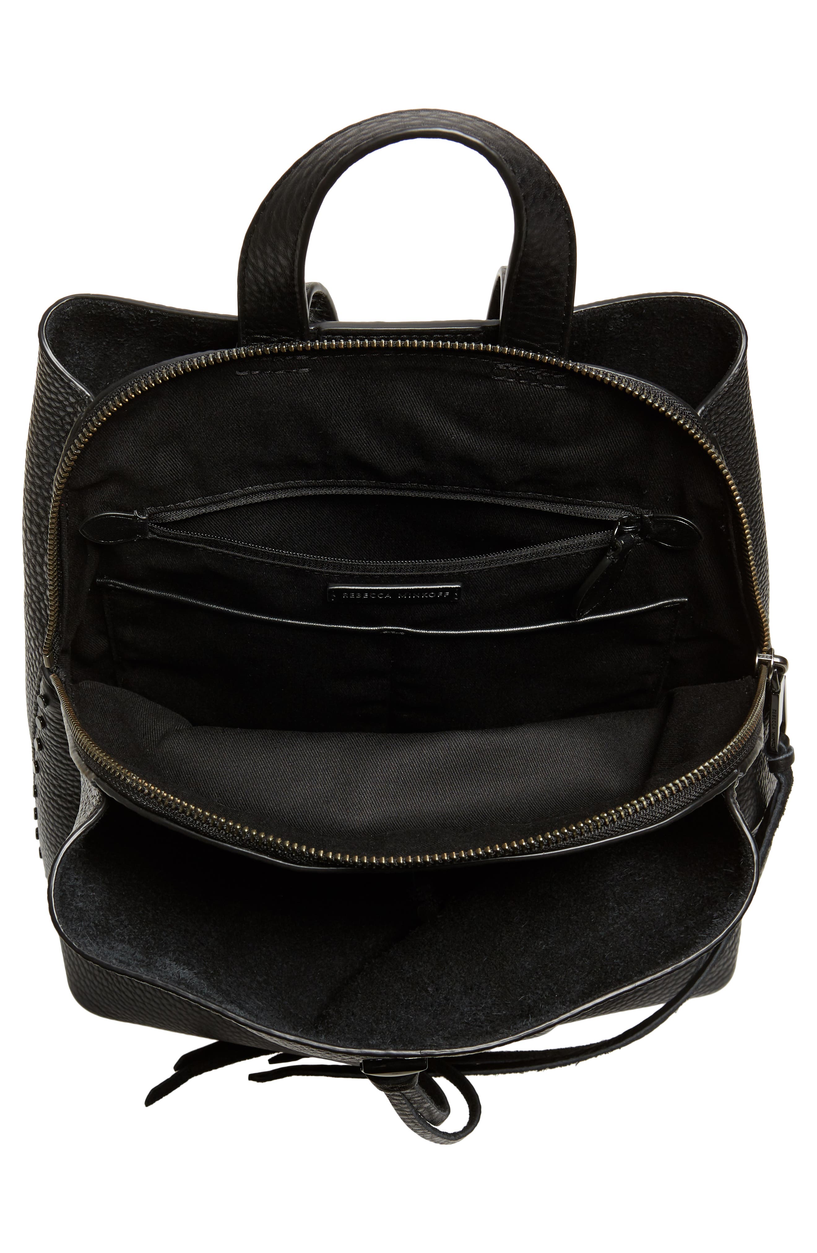 Rebecca Minkoff Medium Darren Leather Backpack, Alternate, color, 