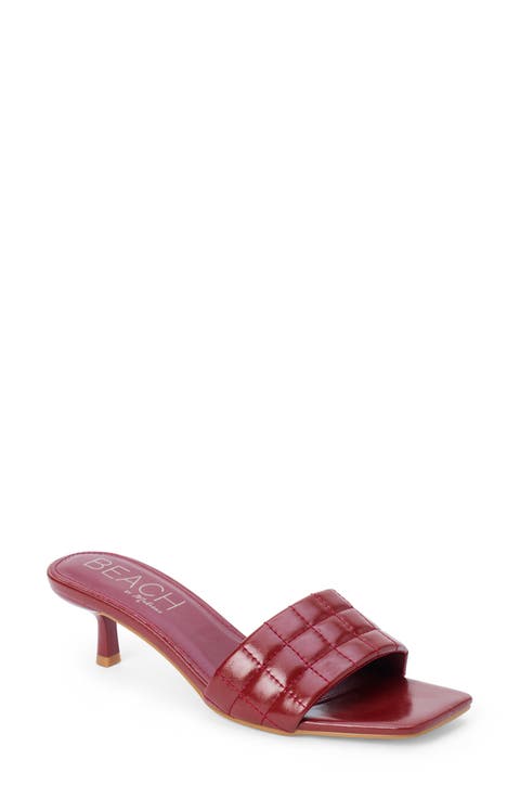 Rosana Kitten Heel Slide Sandal