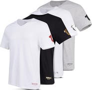 True Religion V-Neck Undershirts 4 Pack