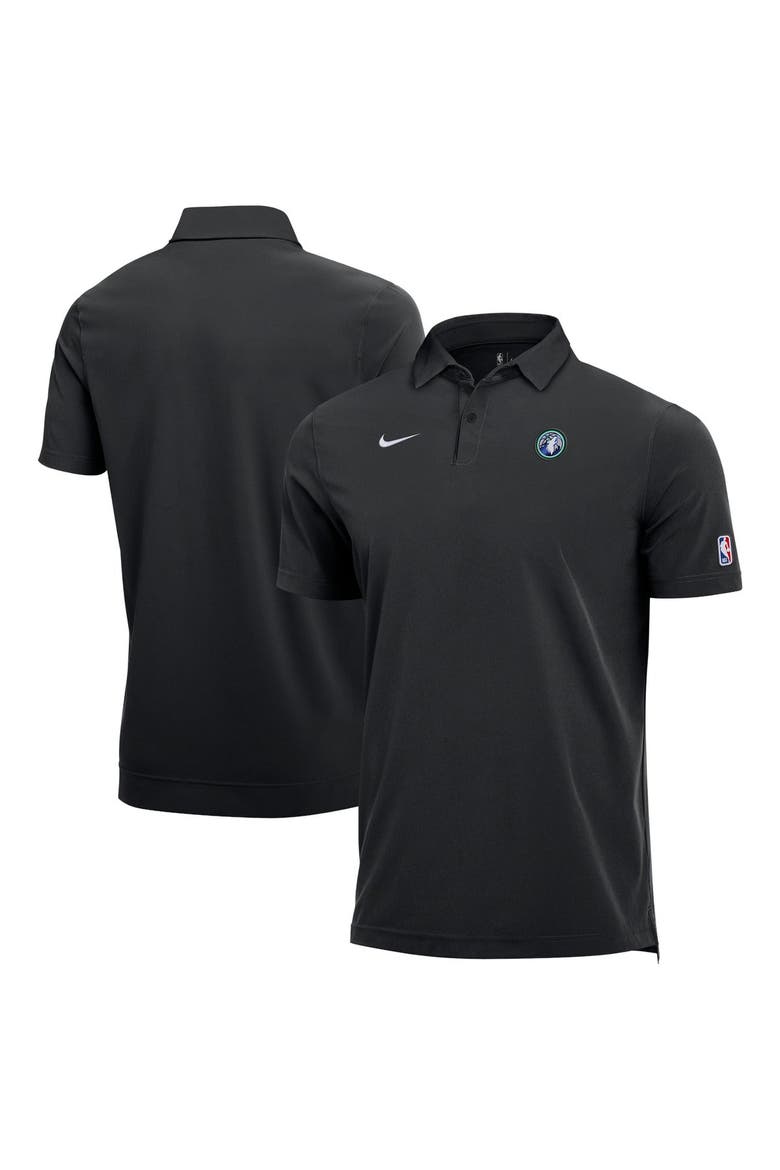 Men's Nike  Black Minnesota Timberwolves 2026/27 Dri-FIT Coaches Polo, Main, color, Black