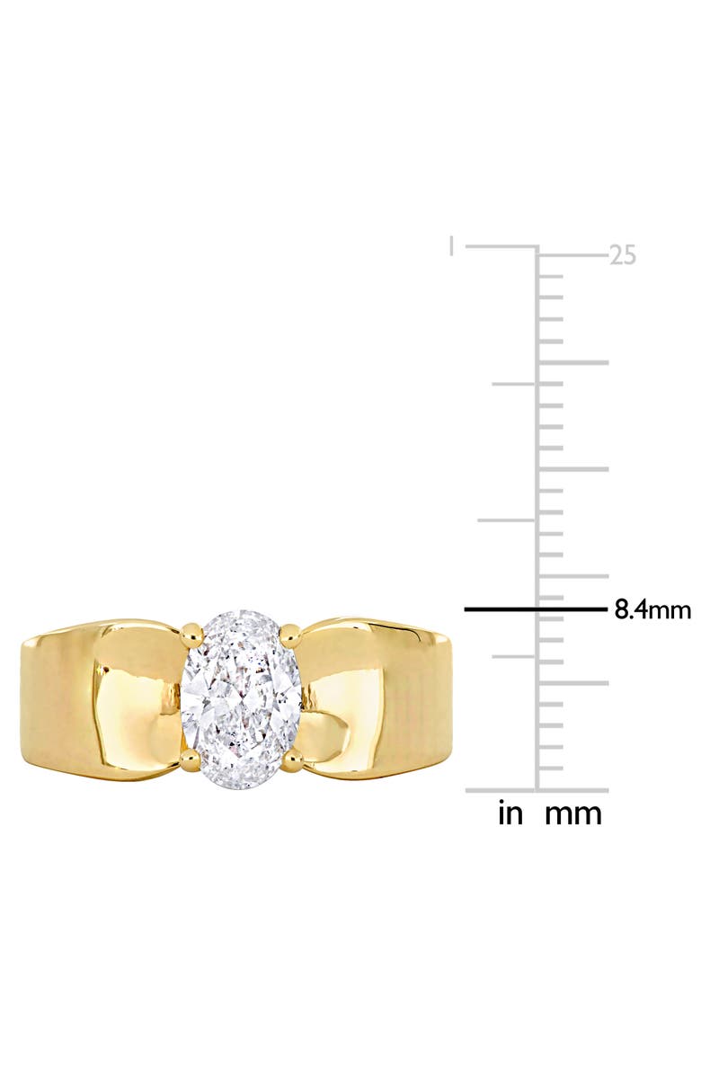 Julianna B. Oval-Cut Diamond Solitaire Ring 14k, Alternate, color,