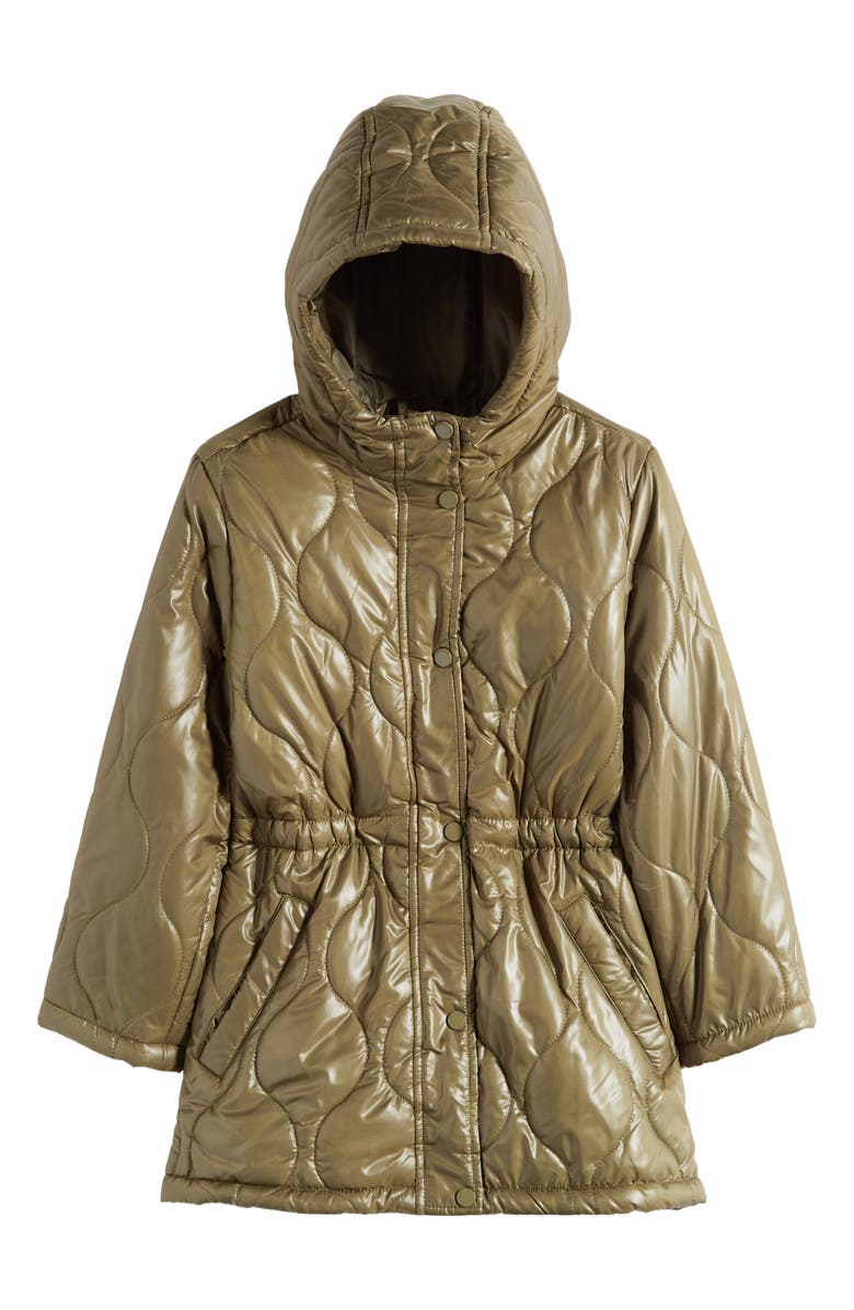 Urban Republic Kids' Quilted Hooded Jacket, Main, color, 