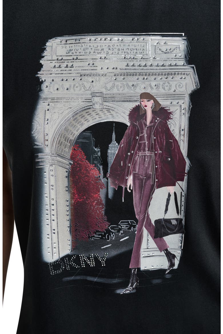 Washington Square Arch Graphic T-Shirt, Alternate, color, BLACK