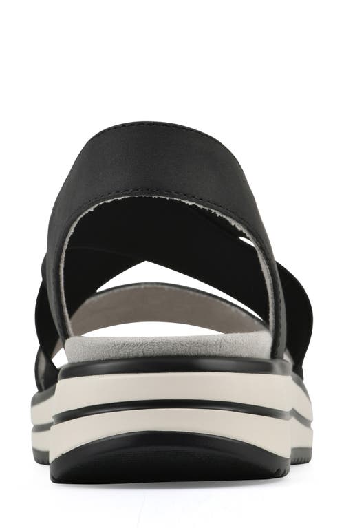 Cliffs By White Mountain Hapley Athleisure Sandal In Black Nubuck
