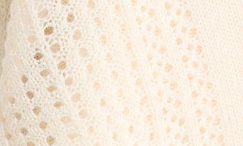 Vince Camuto Open Stitch Scarf In Neutral