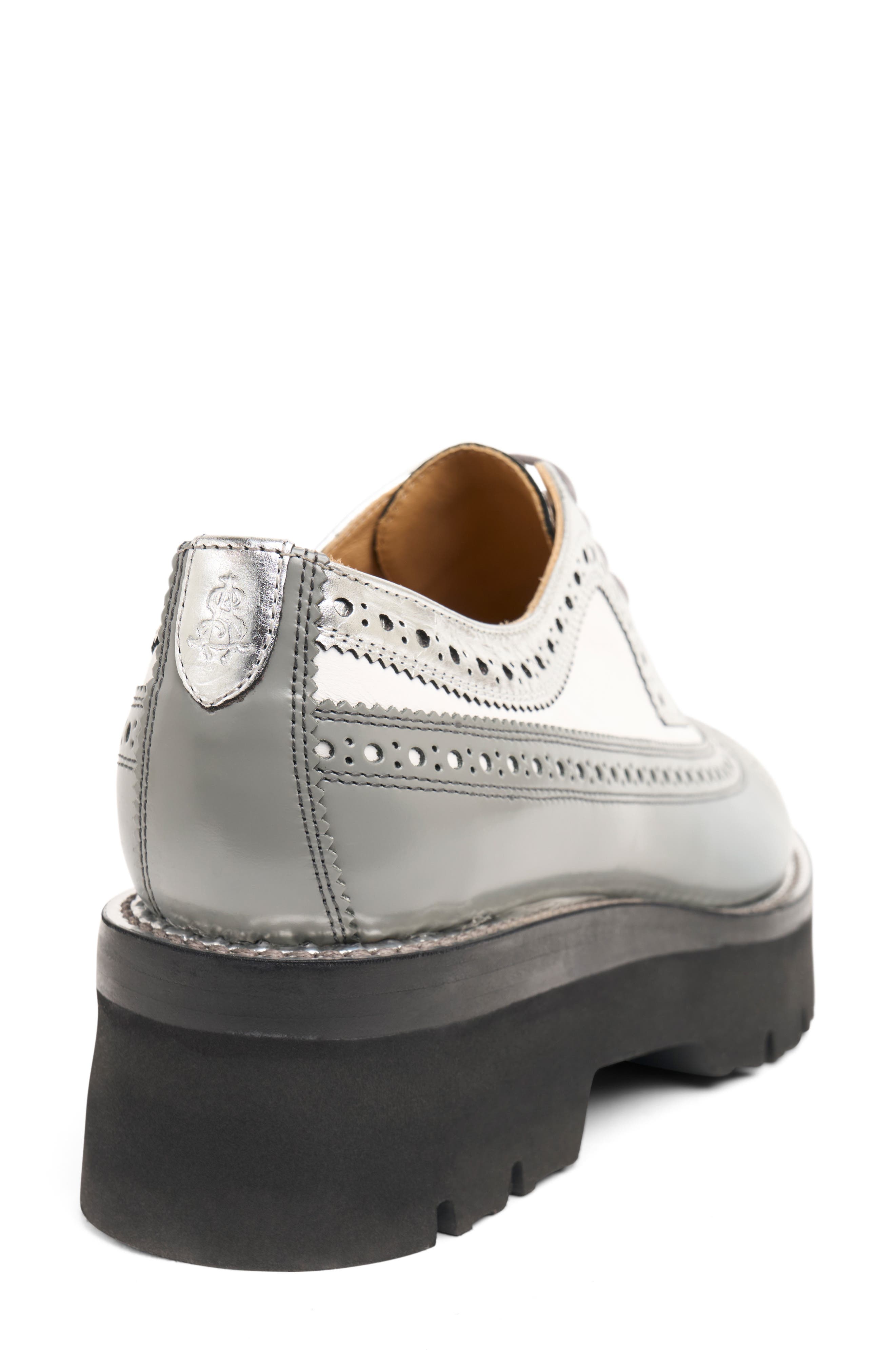The Office of Angela Scott Miss Lucy Wingtip Platform Derby, Alternate, color, 