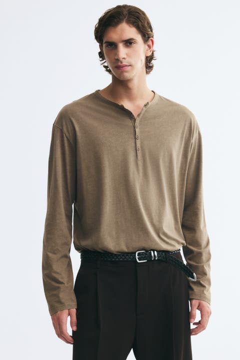 Relaxed-fit Henley Shirt