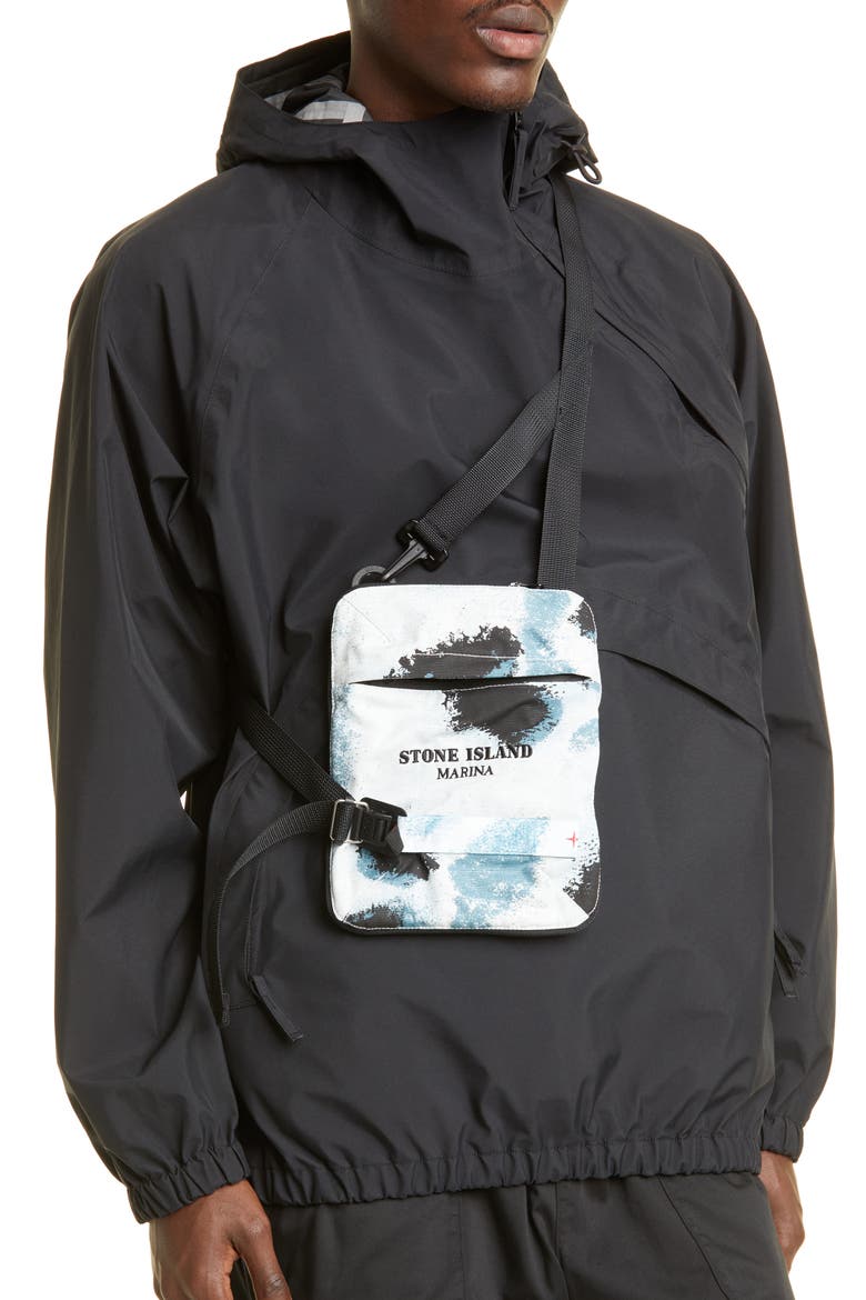 Marina Waterproof Gore-Tex® Hooded Jacket, Alternate, color, BLACK