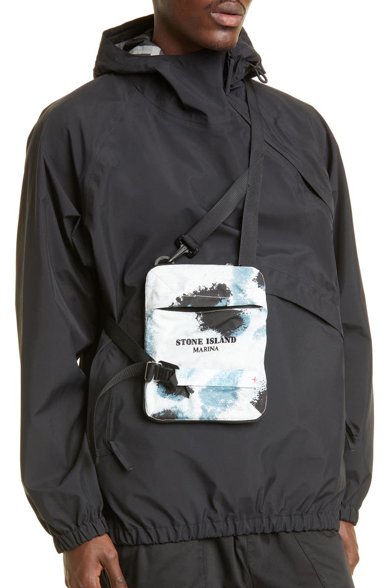 Stone Island Marina Waterproof Gore-Tex<sup>®</sup> Hooded Jacket, Alternate, color, 