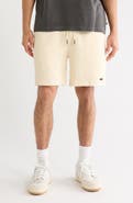 HONOR THE GIFT Rib Knit Stretch Cotton Blend Drawstring Shorts
