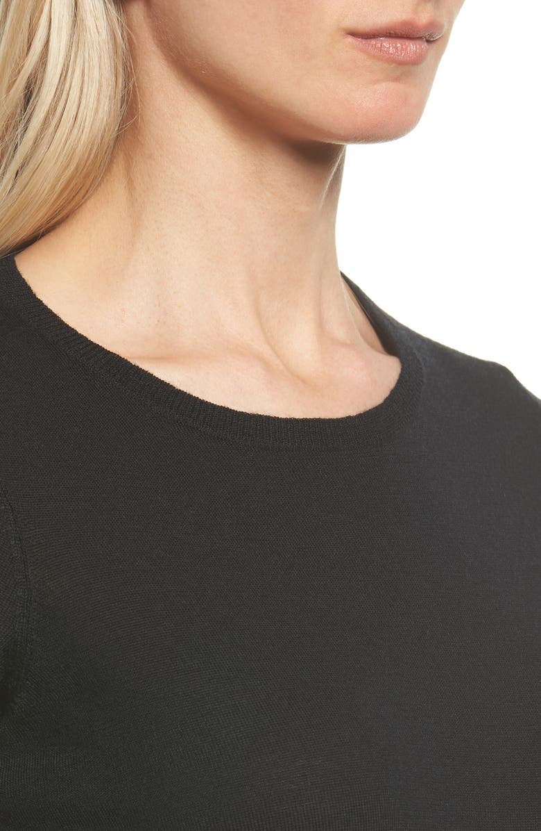 Eileen Fisher Merino Wool Tee, Alternate, color,